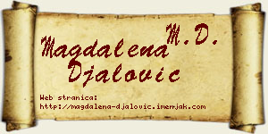 Magdalena Đalović vizit kartica